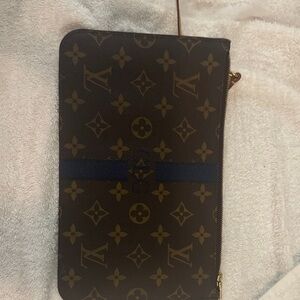 Louis Vuitton Monogram Brown and Blue Men's Wallet